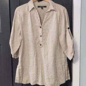 Coupe linen tunic